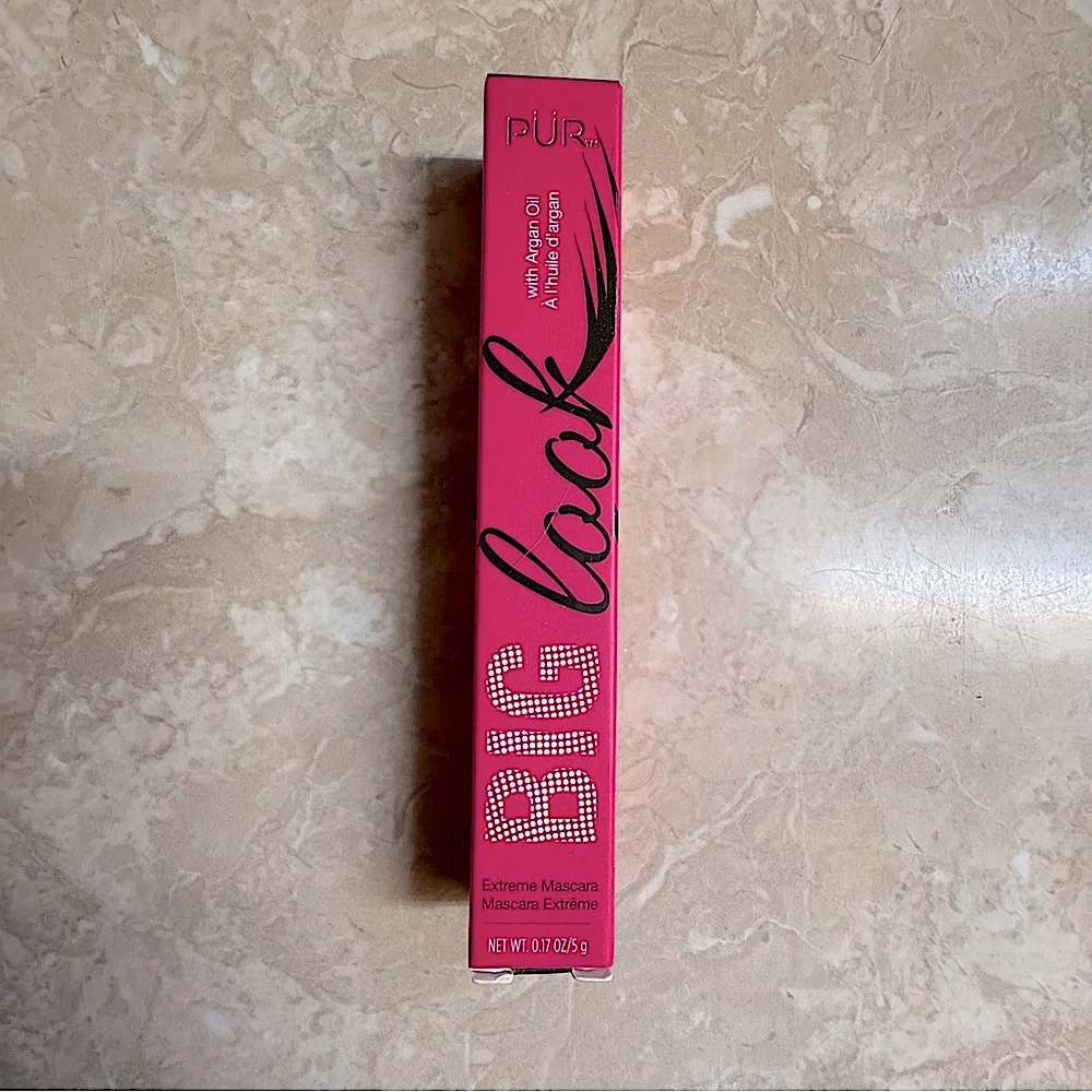 PÜR Big Look Lengthening Black Mascara with Argan Oil NEW IN BOX